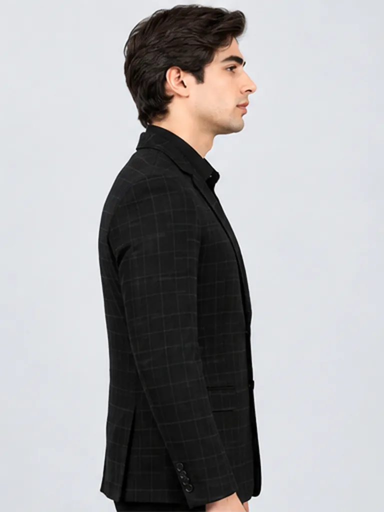Onyx Check Blazer view 5