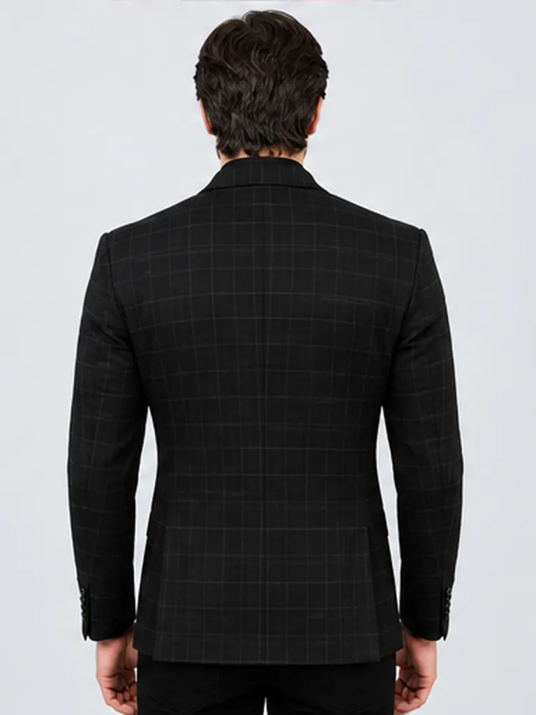 Onyx Check Blazer view 6