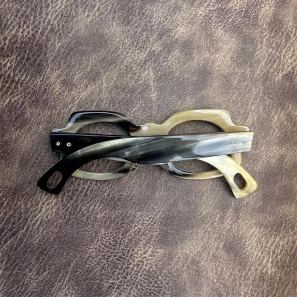 Natural Horn Eyeglasses view 4