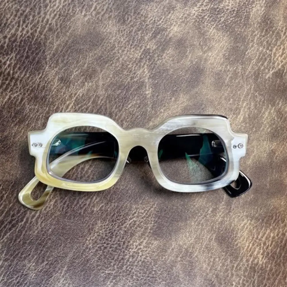 Natural Horn Eyeglasses view 5