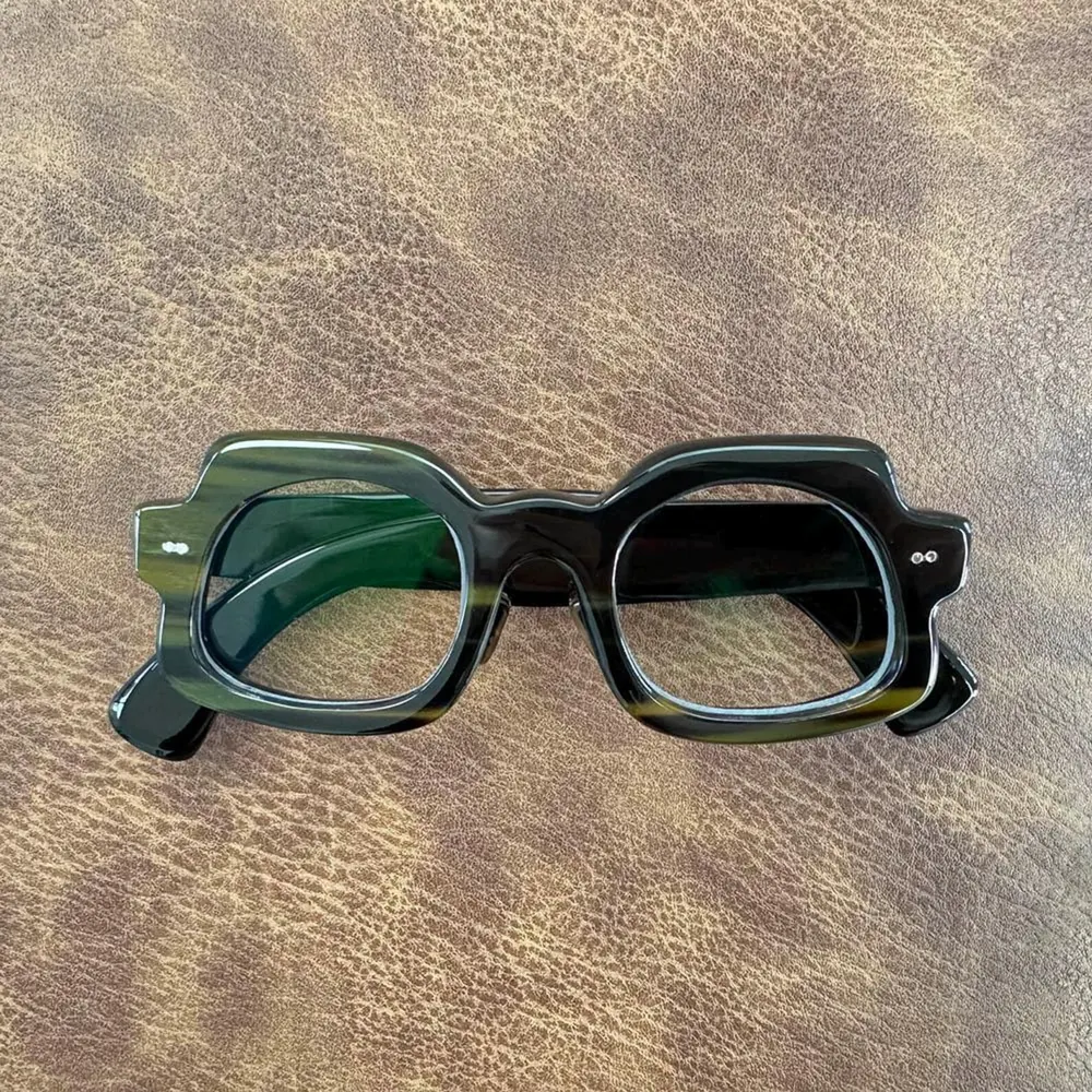 Retro Thick Frame Glasses view 2