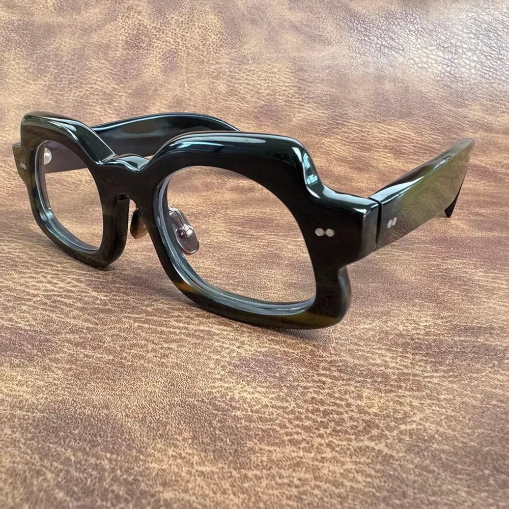 Retro Thick Frame Glasses view 4