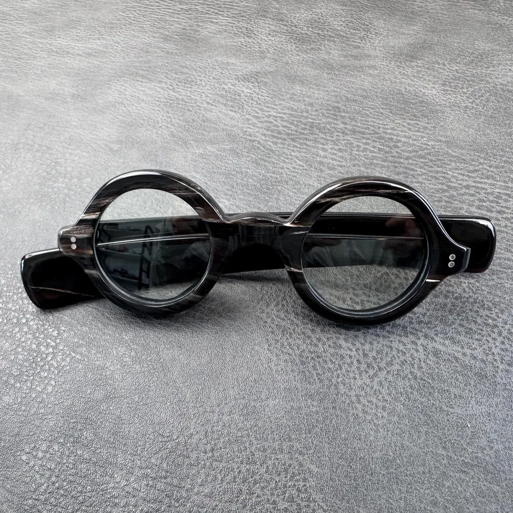 Round Horn Frame Glasses