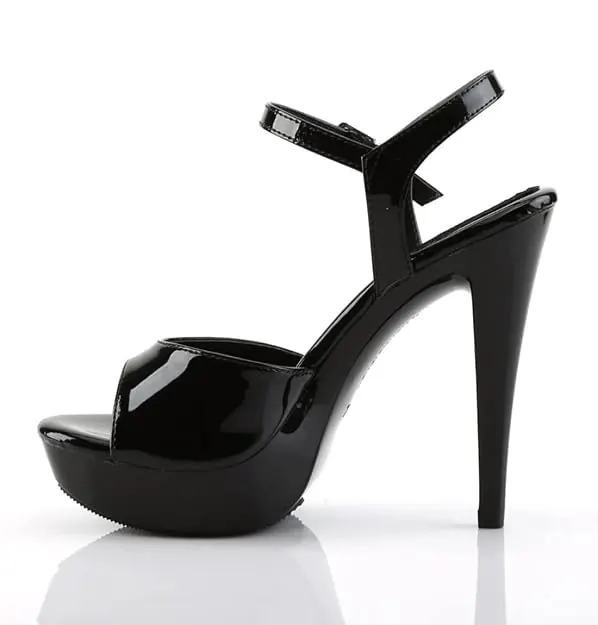 Black Patent Platform Heels