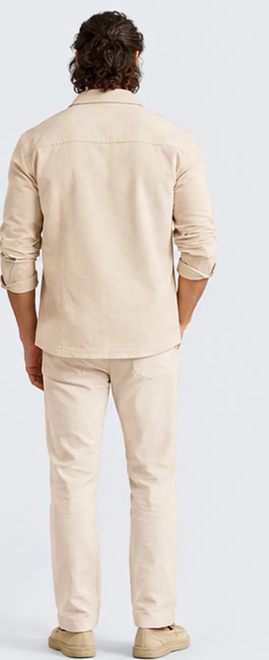Oat Corduroy Overshirt view 5