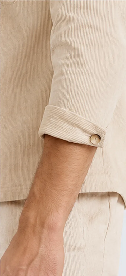 Oat Corduroy Overshirt view 7