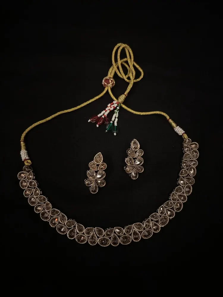 Antique Polki Choker Set view 5