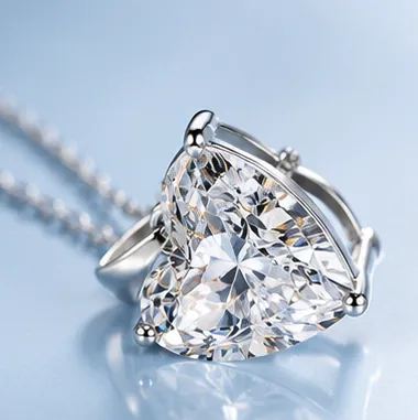 Heart Crystal Pendant Necklace view 4