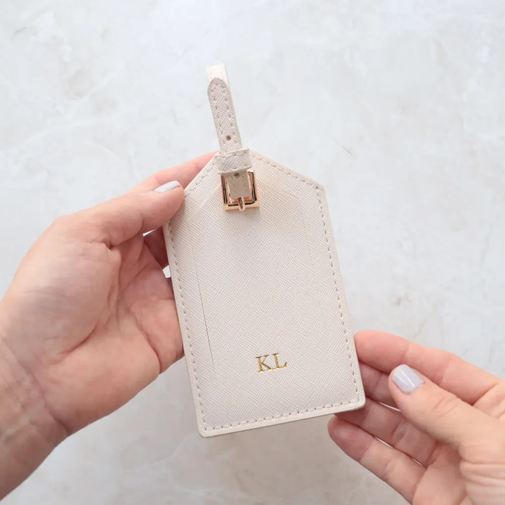 Ivory Passport Holder & Luggage Tag view 3