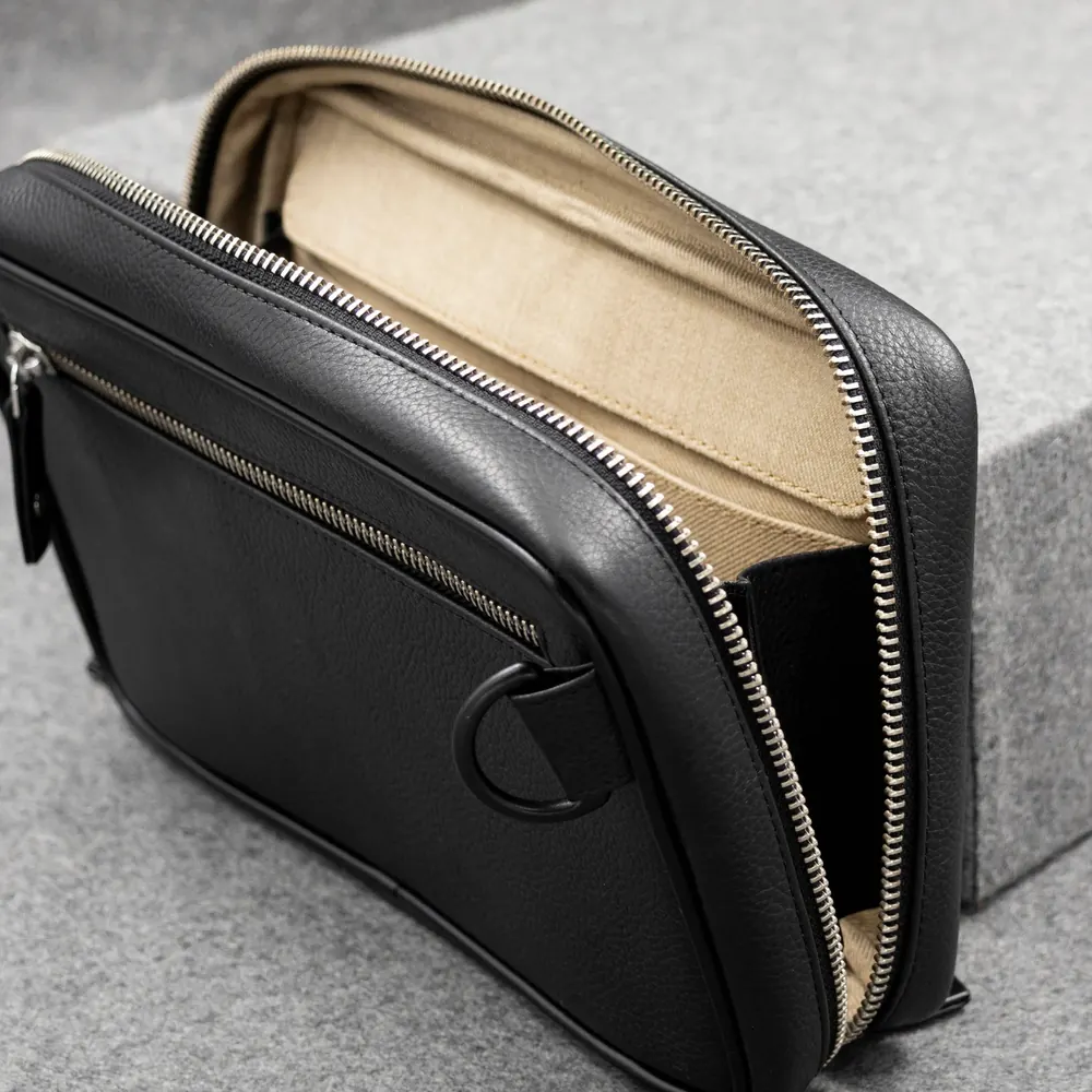 Leather Tech Pouch view 3