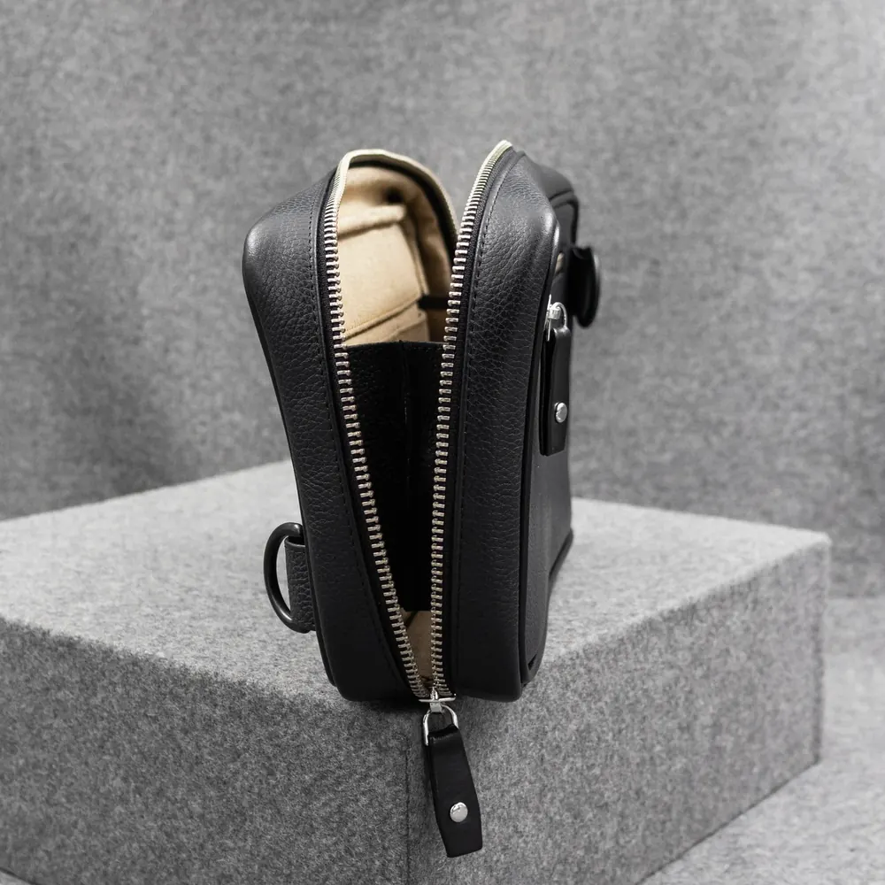 Leather Tech Pouch view 4