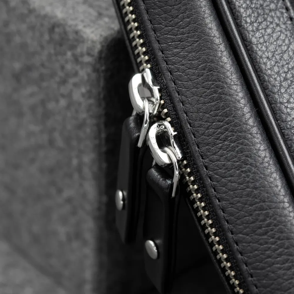 Leather Tech Pouch view 5