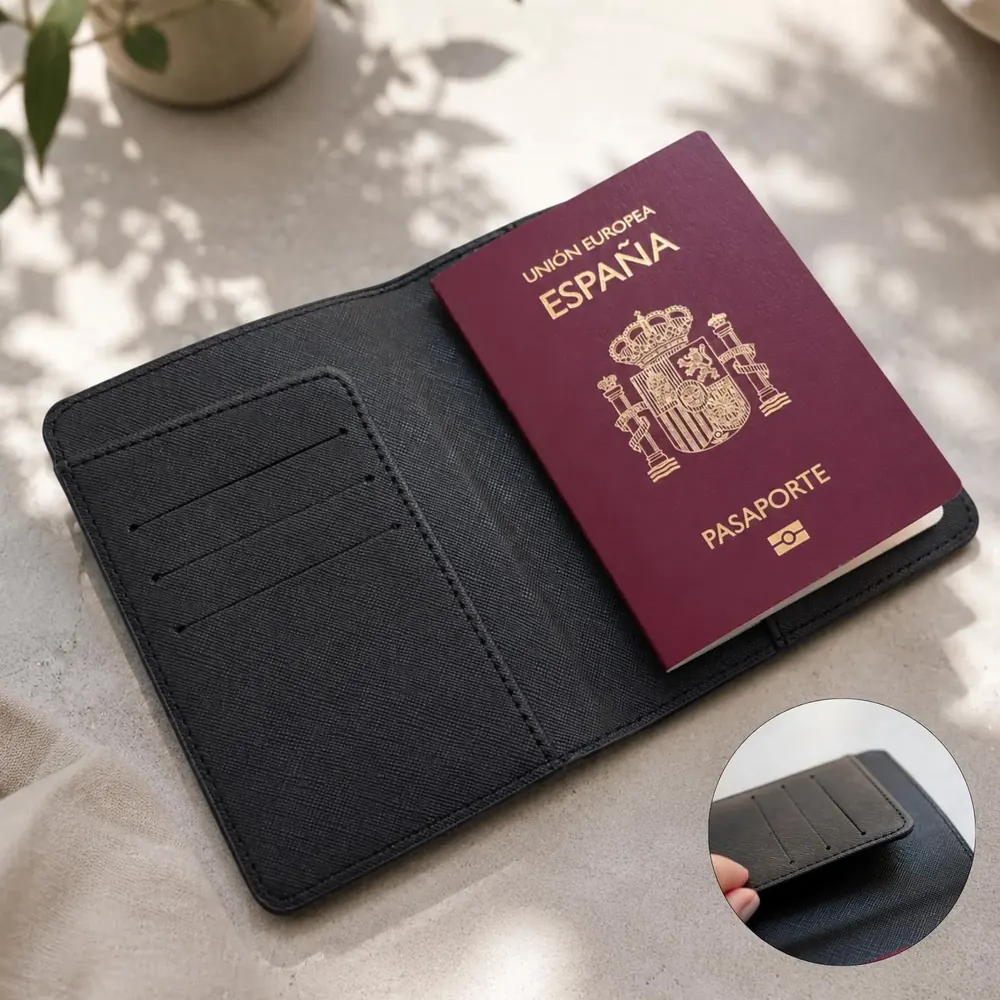 Saffiano Passport Holder & Luggage Tag view 2