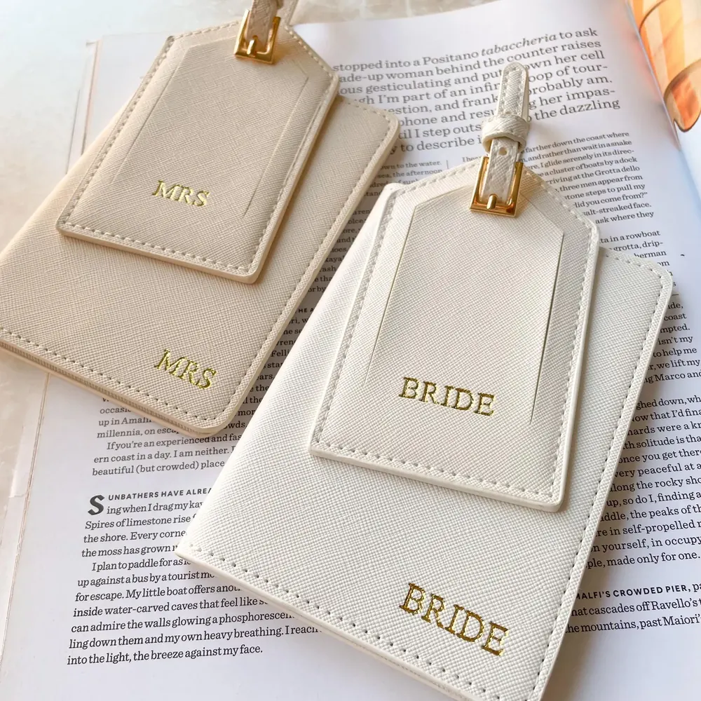 Saffiano Passport Holder & Luggage Tag view 3