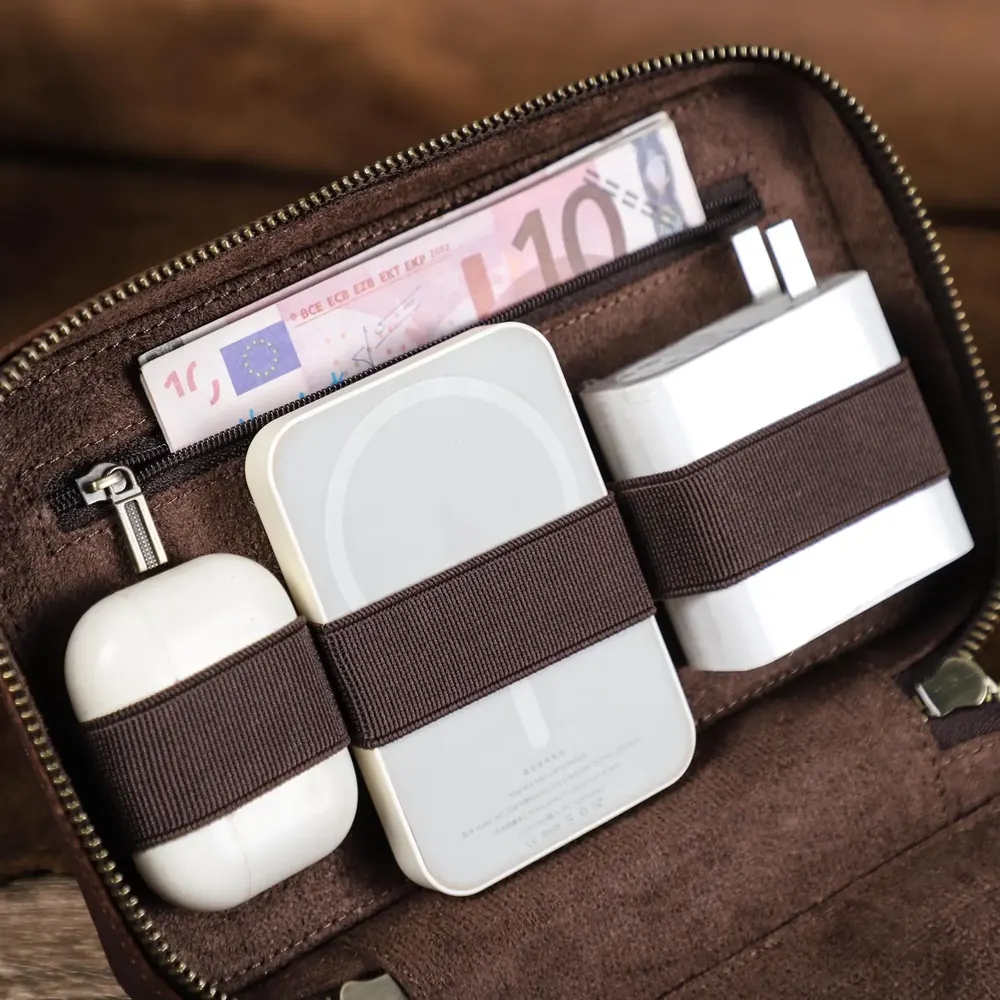 Leather Cable Organiser view 4