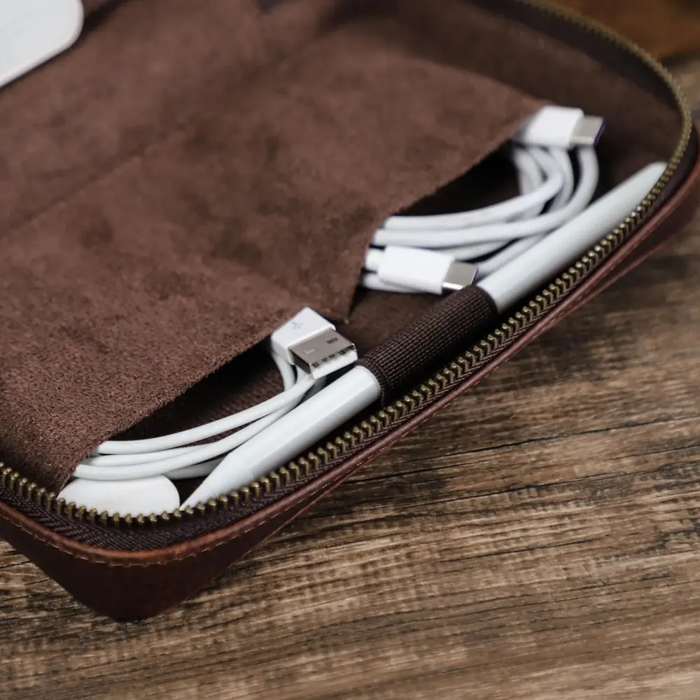 Leather Cable Organiser view 5