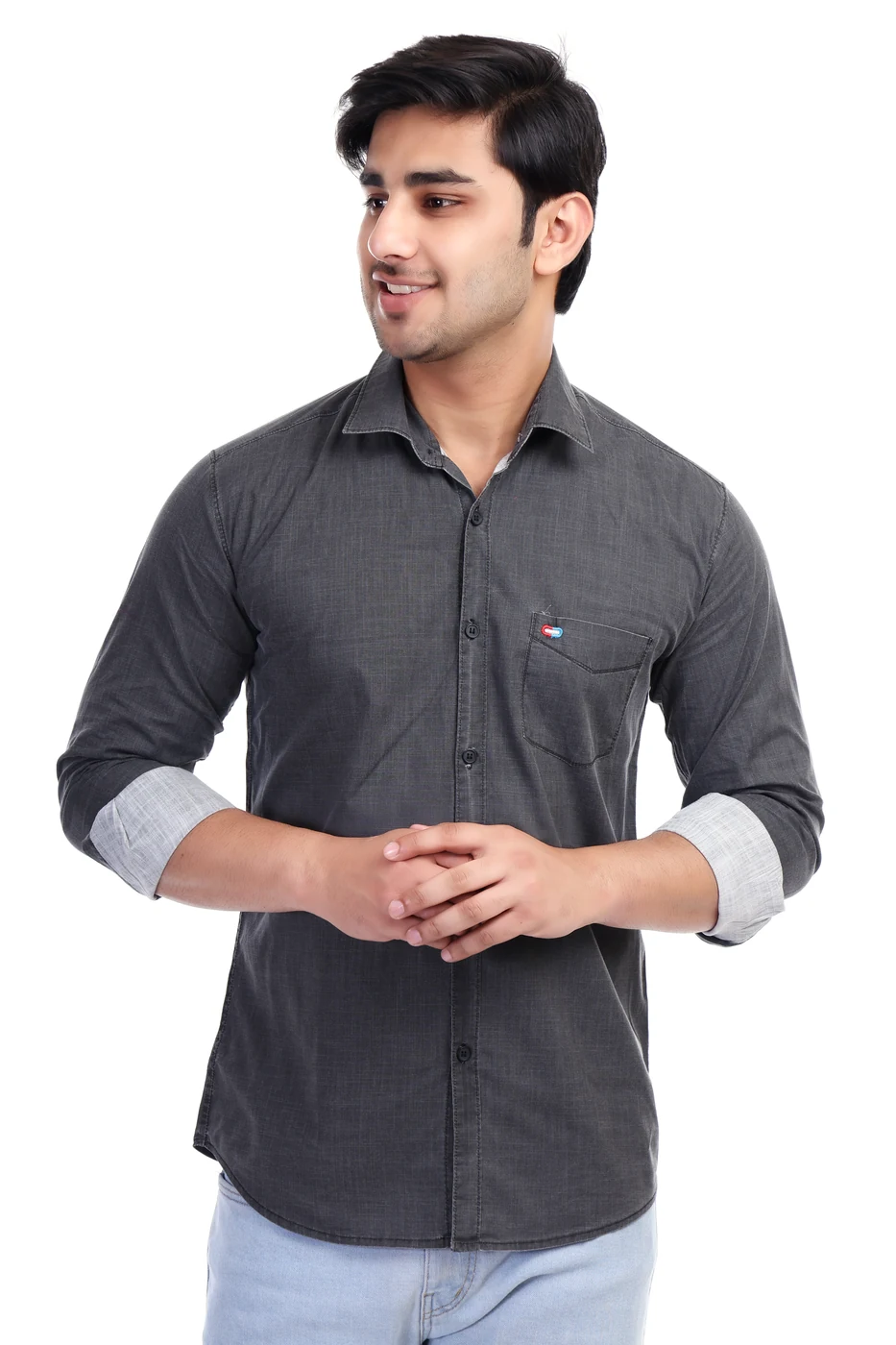 Charcoal Weave Shirt