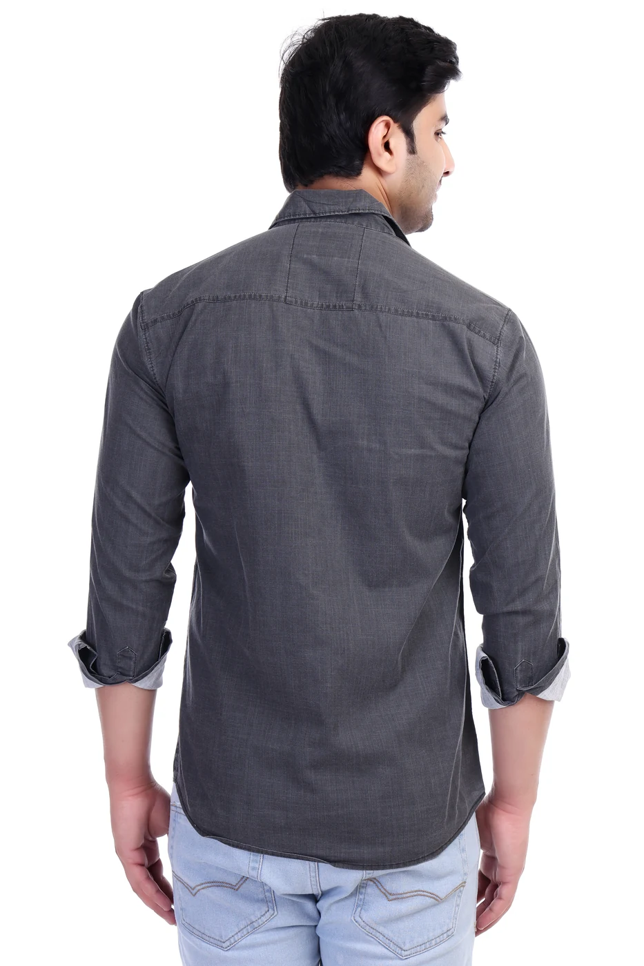 Charcoal Weave Shirt view 4