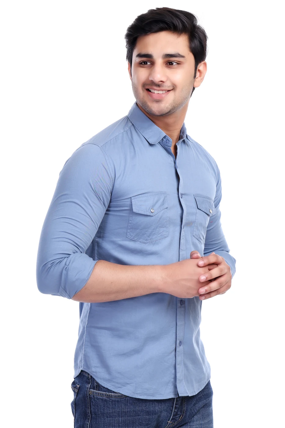 Powder Blue Shirt view 3