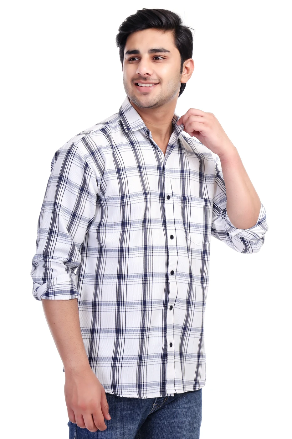 Windowpane Check Shirt view 3
