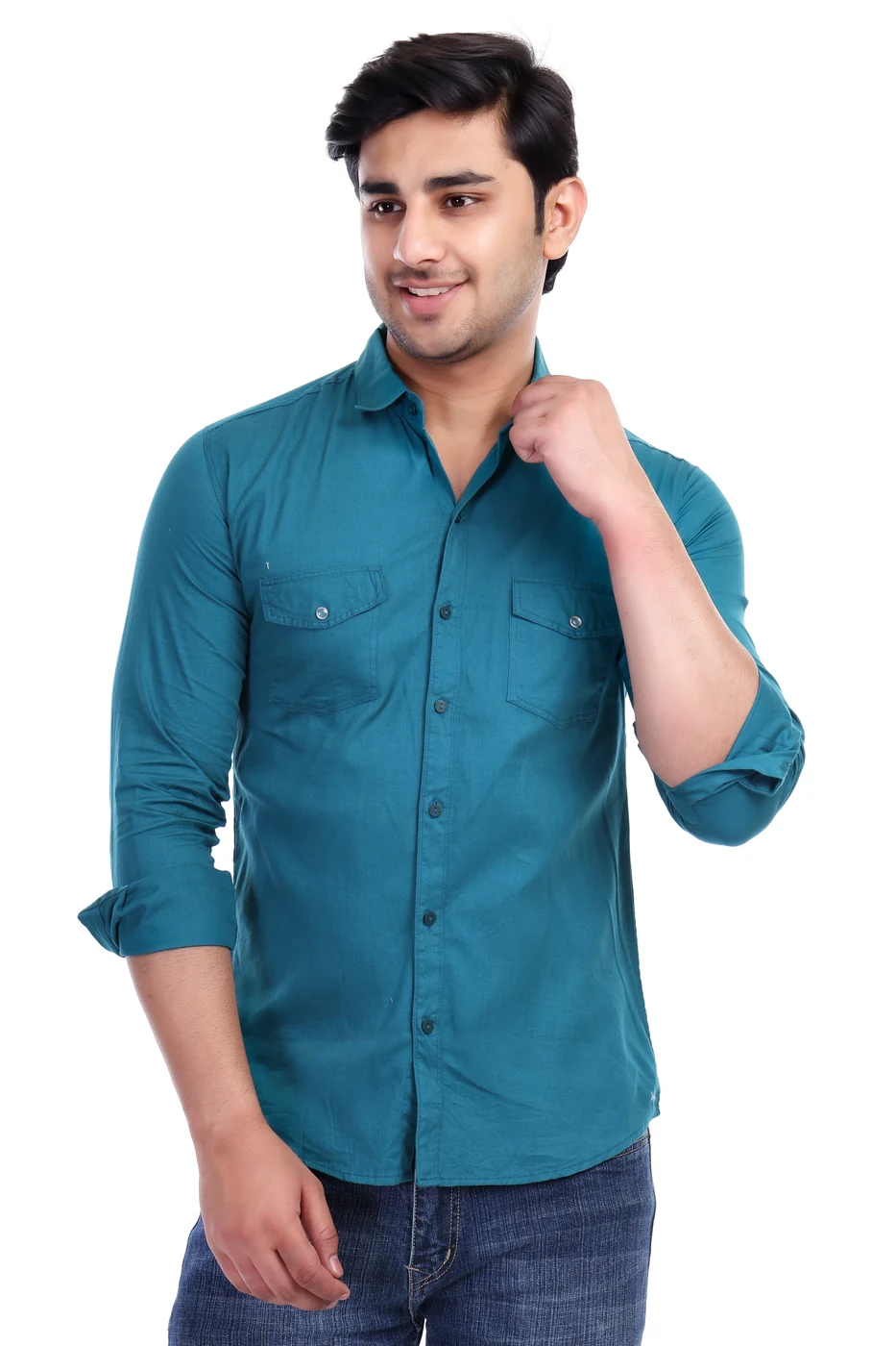 Teal Utility Shirt
