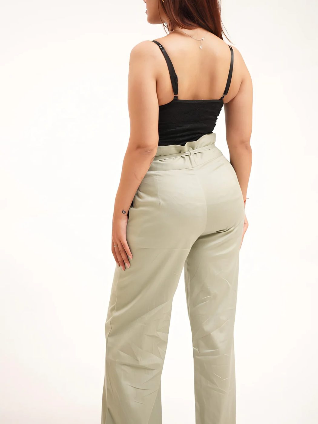 Sage Wide-Leg Trousers