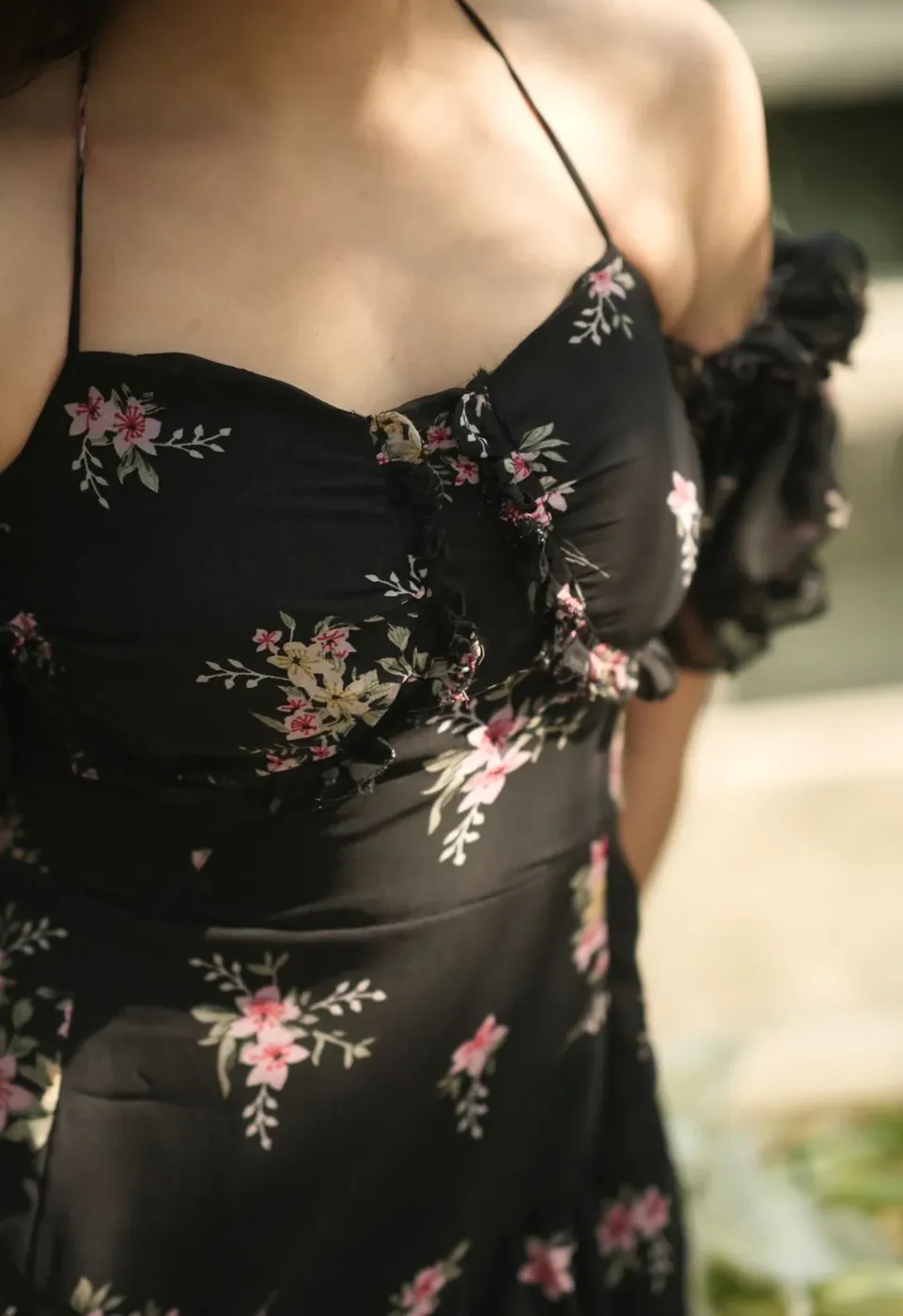 Noir Bloom Dress view 3