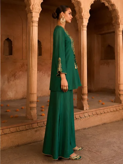 Zareen Emerald Co-ord Set view 5