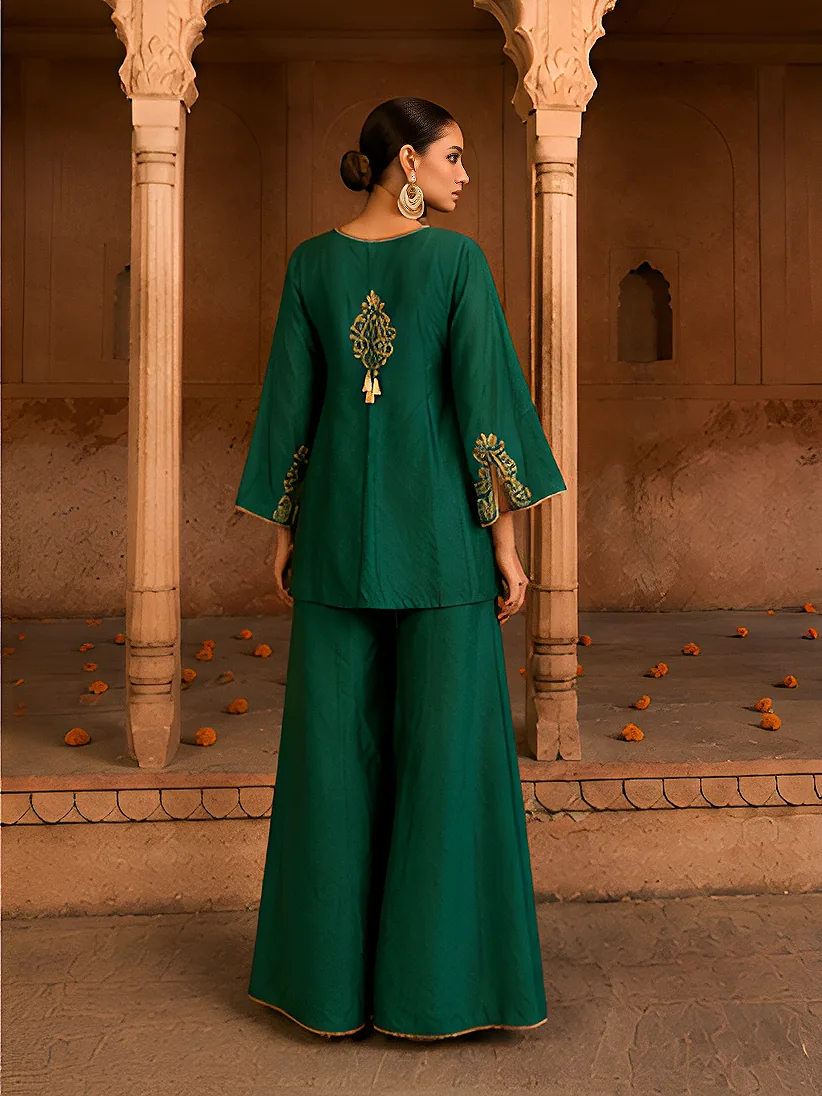 Zareen Emerald Co-ord Set view 6